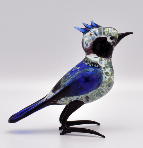 Loranto + Vogel blauw met zwart